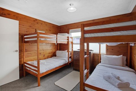 Plenty of room with these double bunk beds.