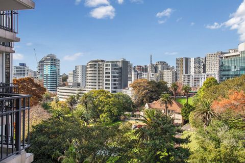 View from the windows overlooking Myers Park towards Queen Street.