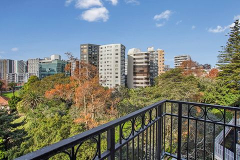 Balcony attached to the unit has a great view overlooking Myers Park.