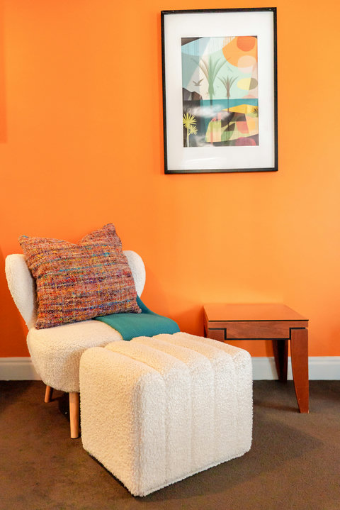 There is comfy chairs which is great for reading or relaxing.