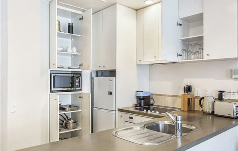 There is plenty of cookware and crockery items in the cupboards if you are eating in-house.