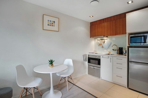 The dining table is a perfect place to eat together before heading out for a days adventures.