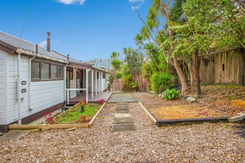 There is a pretty garden area out the back of the house.