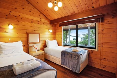 The two King Singles are larger than a regular single bed so is perfect for adults with the extra length.