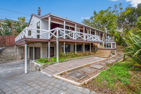 The house is spread out across one level. The bottom garage is locked for staff use only.