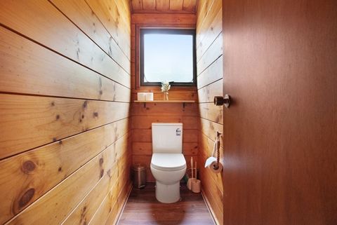 There is a separate toilet beside the bathroom which is handy for a family staying.