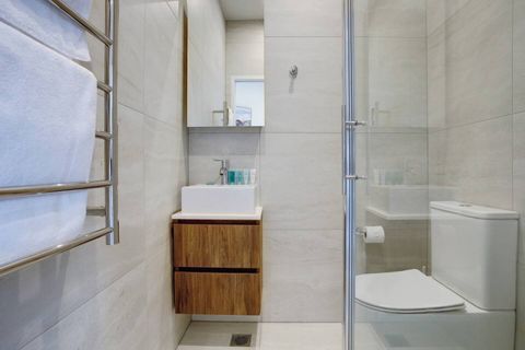 There is an additional bathroom on the ground floor, which is great for guests to use.