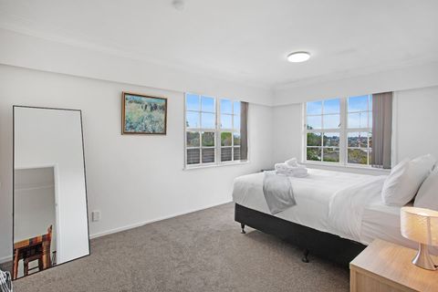 This bedroom is located off the main living room.