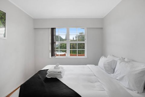 Each bedroom has blinds that can be drawn to block out the light.