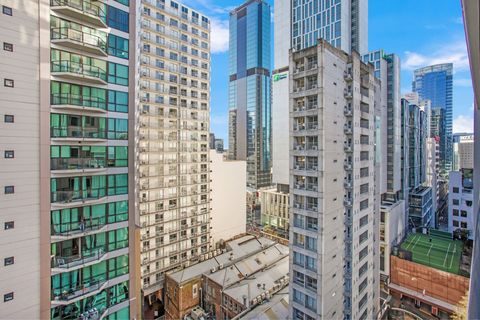 Enjoy the city view from the apartment.