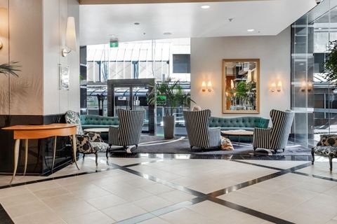 The hotel lobby is a great place to meet up with friends before heading out to explore.