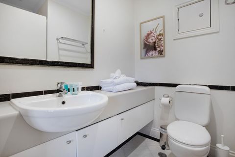 There is plenty of space on the vanity unit for all your personal belongings.