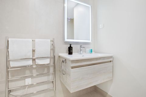 Enjoy a warm fluffy towel after hopping out of the shower.