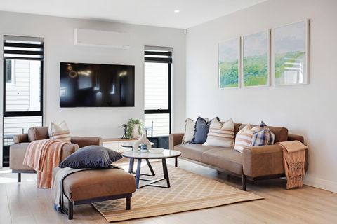 The air-conditioning unit will keep you warm in Winter and cool in Summer.