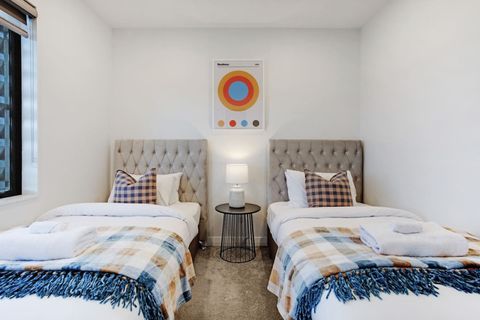 The single beds are great for children or adults who like their own space.