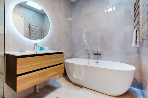 Relax in the bathtub after a days adventuring.