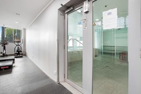 Enjoy the indoor swimming pool for your daily swim.