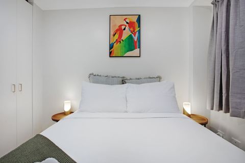 There is plenty of storage in the double wardrobe for all your personal belongings.