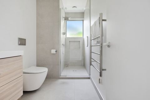 Step out of the shower into warm, fluffy towels from the heated towel rail.