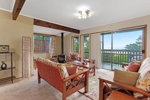 Enjoy the fireplace in the colder months to keep the home warm.