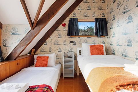 The single beds are great for someone who likes their own space or for children staying.