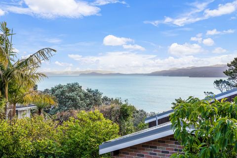 View overlooking Manukau Harbour towards Cornwallis.