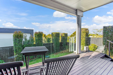 View from the deck overlooking Hillcrest.