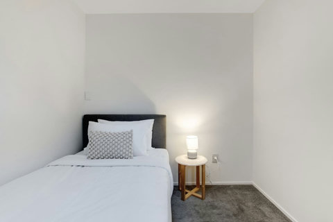 Embrace serenity in this minimalist single-bedroom haven.