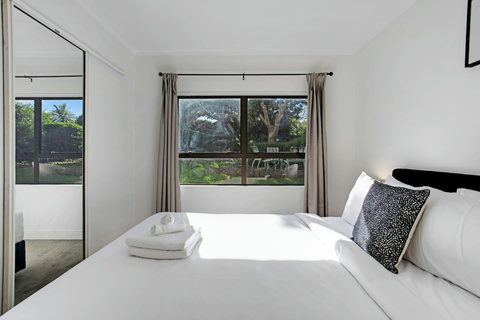 There is plenty of storage in the double wardrobe for all your personal belongings.