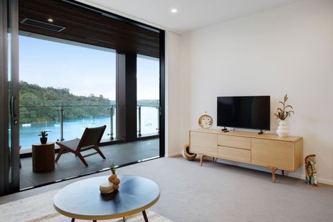 Relax on the couch and watch TV or read a book.