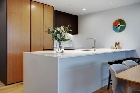 The kitchen has all the appliances you need to self-cater.