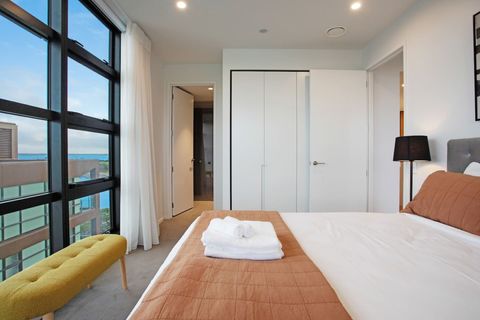 The bathroom is off the main bedroom with plenty of cupboard space for all your belongings.