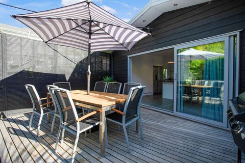 Great indoor/outdoor flow from the living space to the outside balcony.