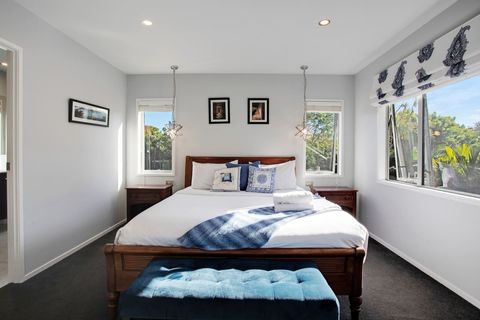 There is an ensuite bathroom attached to the main bedroom which creates a suite like feel.