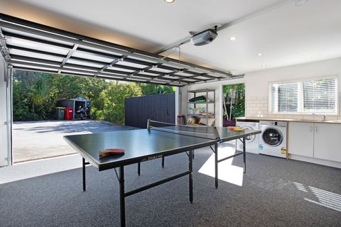 The kids will enjoy having a fun competition with the adults on the table tennis to see whose better.