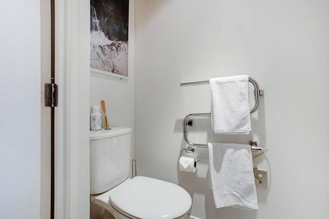 Step out of the shower and enjoy warm towels from the heated towel rail.