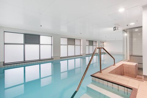 Enjoy the indoor swimming pool for your daily swim.