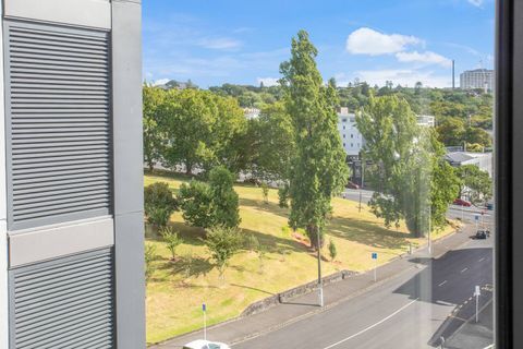 The view from the window overlooking the park.