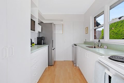 There is plenty of prep space and storage in the kitchen.