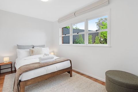 There are blinds to block out the light at night-time or let the light in during the day.