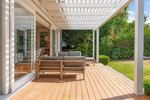 There is plenty of seating on the deck to enjoy the nice weather in the warmer months.