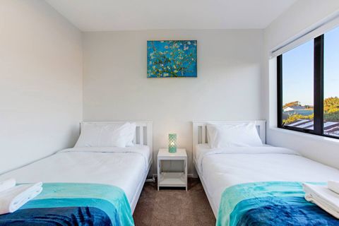 The twin beds are handy for children or guests who like their own space.