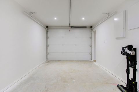 You can park your car in the single garage.