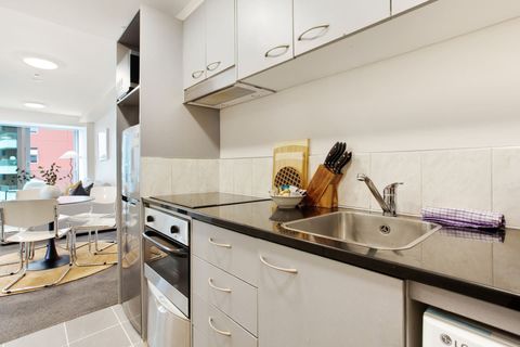 You can choose to cook in the apartment or walk to one of the close restaurants.