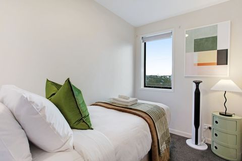 The single bed is a great room for a person who likes their own space or for a child.