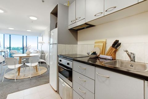 You can choose to cook in the apartment or walk to one of the close restaurants.