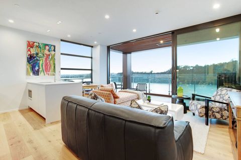 Sit in the lounge and enjoy the view over towards Hobsonville.