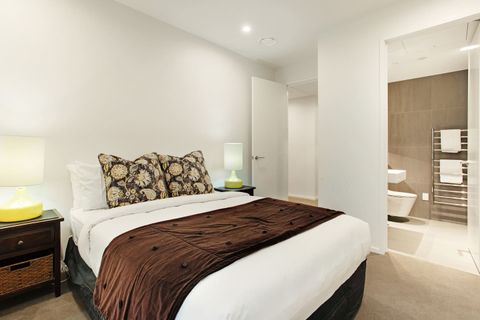 There is an ensuite bathroom off the bedroom.