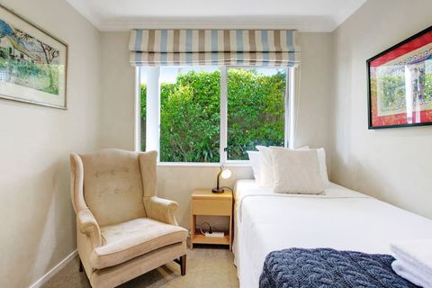 The chair is a great place to rest away from the main living spaces.