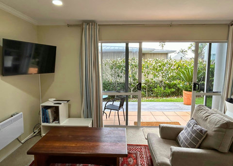 Have the doors open to bring the outside indoors.